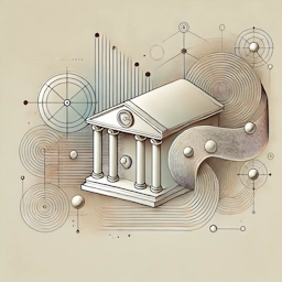 Symbolbild eines klassischen Bankgebäudes mit digitalen Elementen – steht für sicheren und transparenten Zahlungsverkehr.